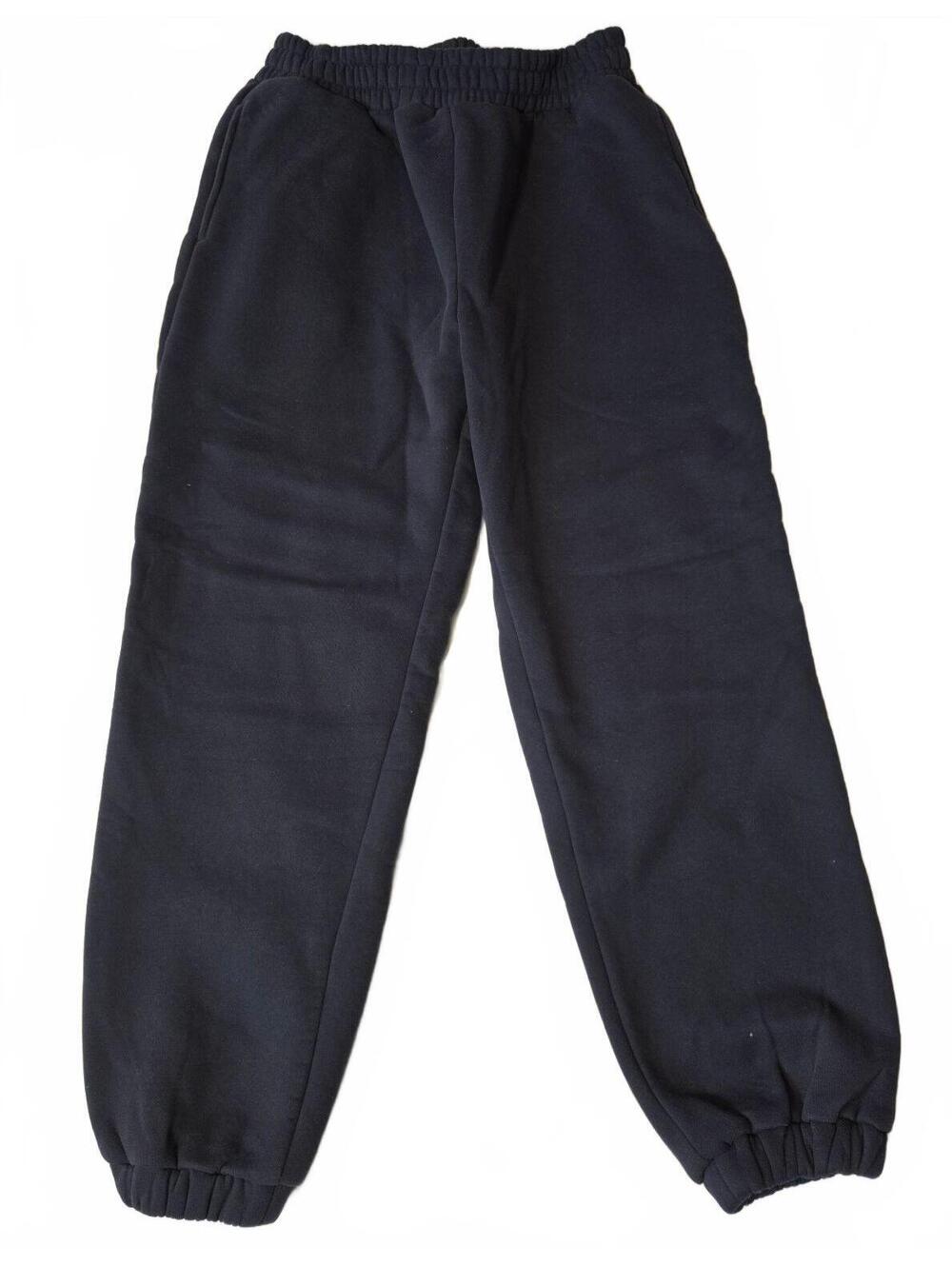 Comfrt Navy Blue Fleece-Lined Sweatpants Size Large